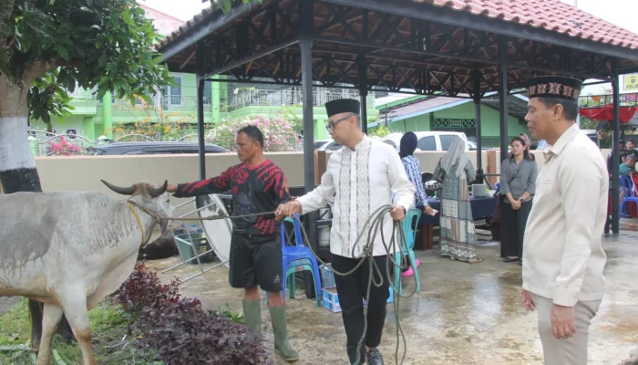 Momen Idul Adha 1447 H/2026 M, Polres Kutai Barat Sembelih Hewan Kurban