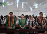 Bupati Kutai Barat Resmikan Gedung Baru Stasi Tering Seberang, Sekaligus Hadiri Yubileum Emas