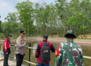 Cegah Karhutla, Polsek Bentian Besar Bersama TNI dan Manggala Agni Patroli di Dilang Puti