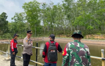 Cegah Karhutla, Polsek Bentian Besar Bersama TNI dan Manggala Agni Patroli di Dilang Puti